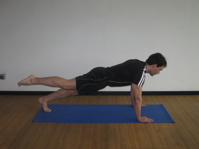 Planks With Hip Extension (Leg PulI Front Variation)
