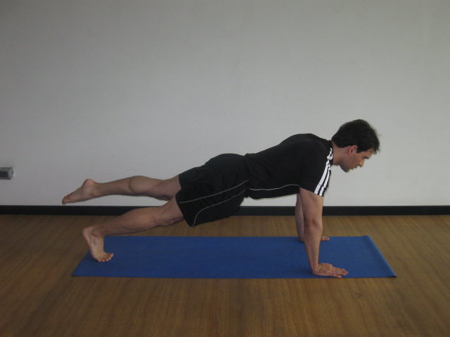 Planks With Hip Extension (Leg PulI Front Variation)