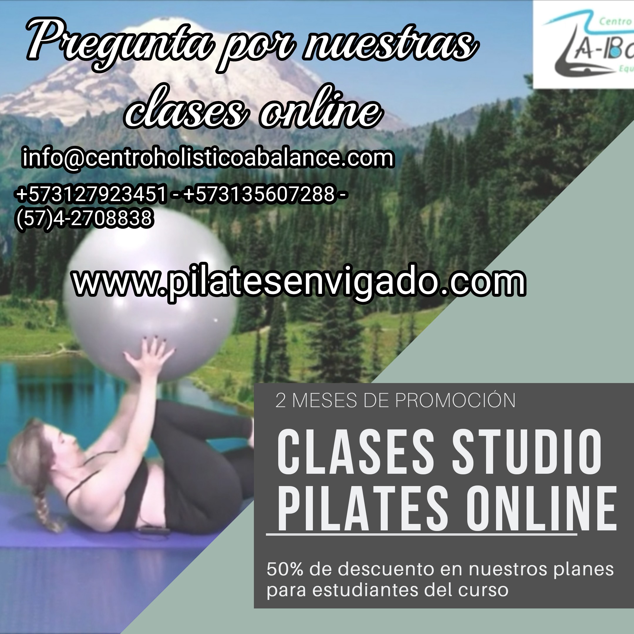 Promoción clases Online - A-Balance S.A.S fotografía con Sandra Patricia González Arboleda